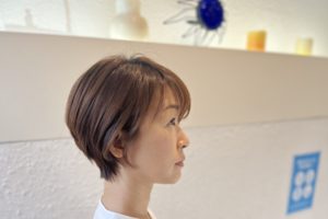 大人ハンサム×ショートボブ