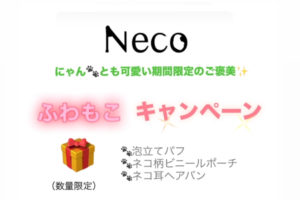 Necoふわもこキャンペーン☆