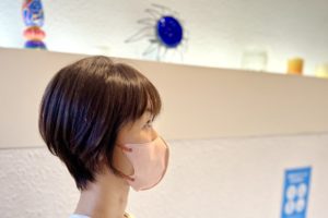 首元が綺麗に見えるショート